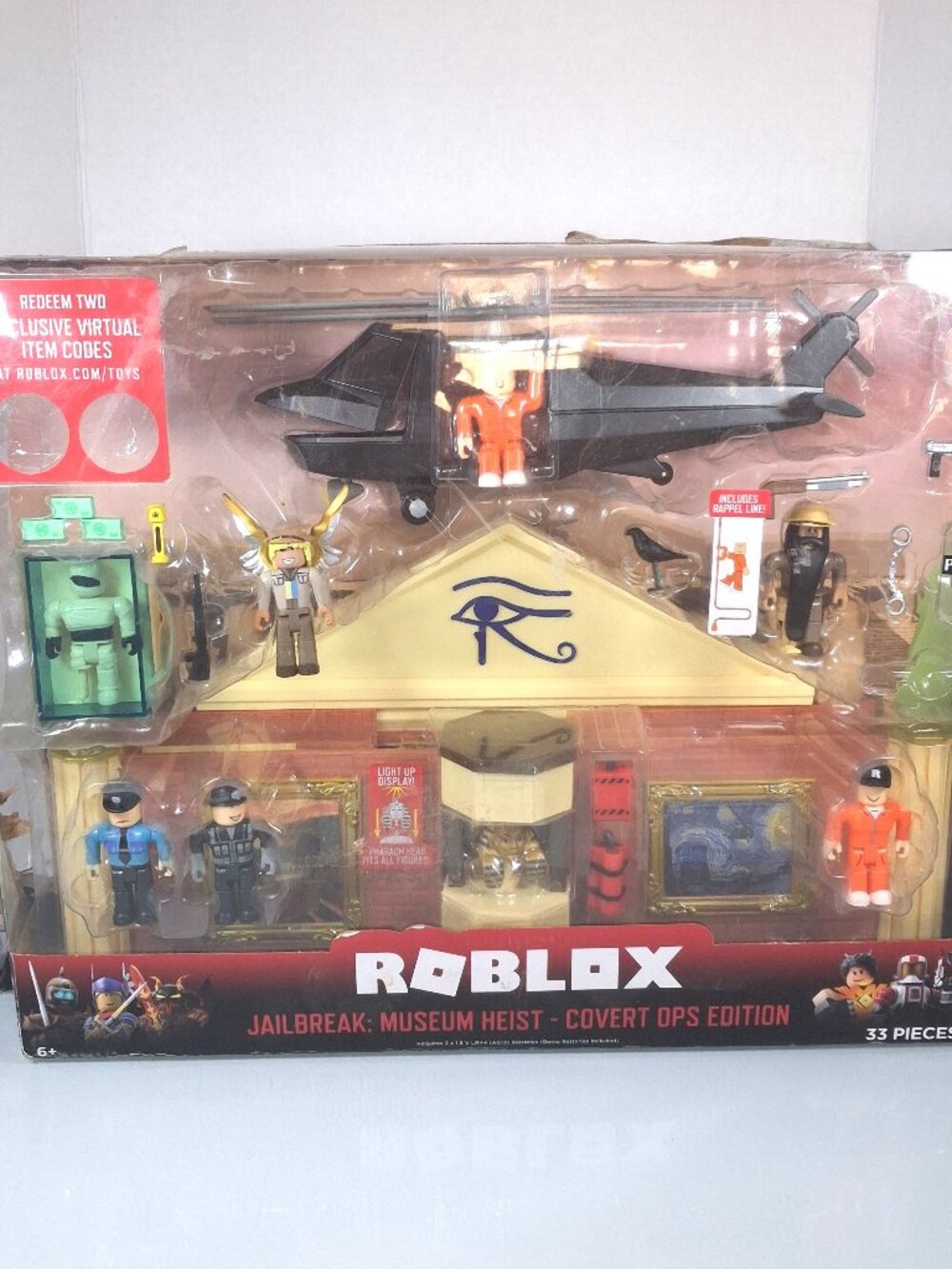 Roblox Jailbreak Museum Heist Covert Ops Edition Playset Box Is Damaged No Codes